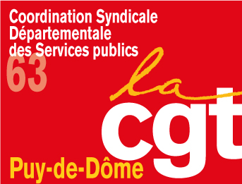 logo CSD services publics 63 la CGT