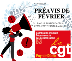 Préavis de la CSD, Février 2025