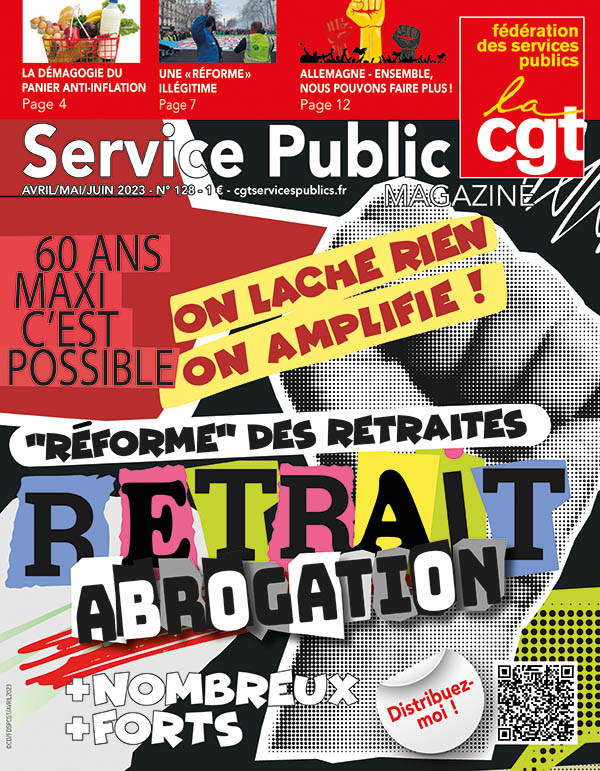 Service public magazine n°128 – Avril, mai, juin 2023