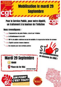 Mobilisation le 29 septembre 2026