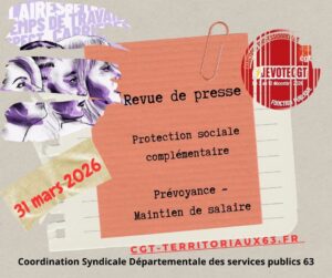 Protection sociale complémentaire – Volet prévoyance – Maintien de salaire